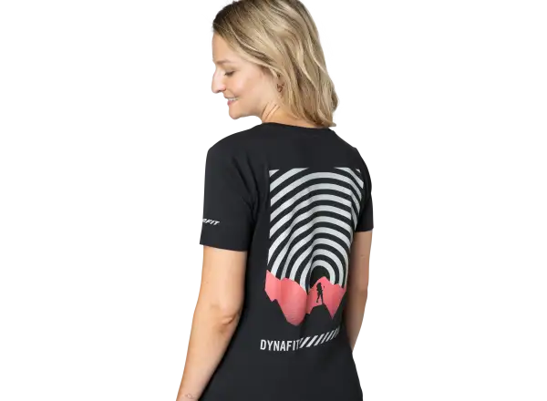 Dynafit 24/7 Graphic Damen T-Shirt Kurzarm Black Out