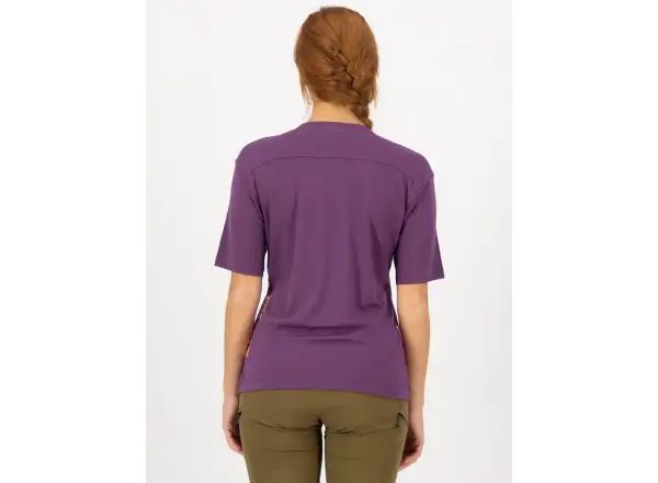 Mons Royale Diversion Merino Damen Trikot Kurzarm Ultraviolet/Boysenberry