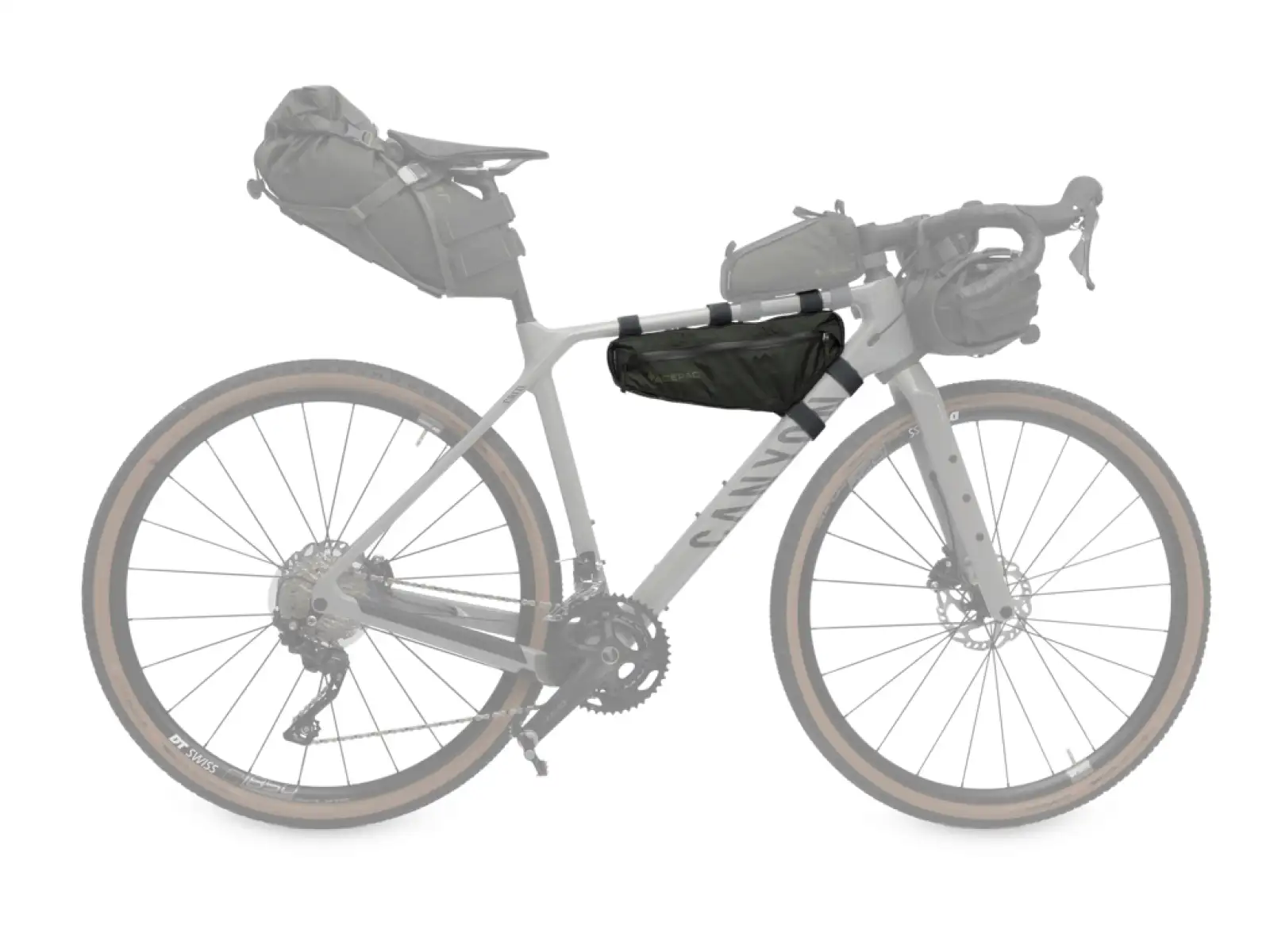Acepac Triangle Frame Bag MKIII Tasche 2 l Black, Größe M