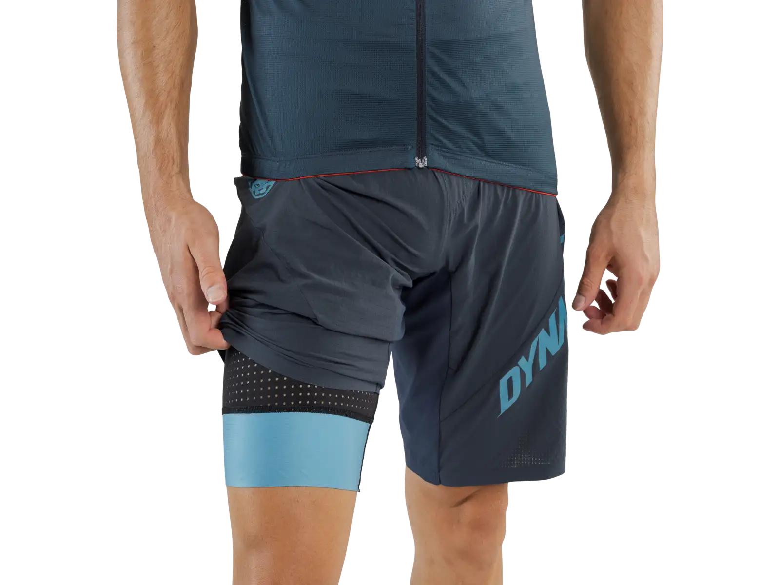 Dynafit Ride Light 2v1 Herren Shorts Blueberry/Storm Blue