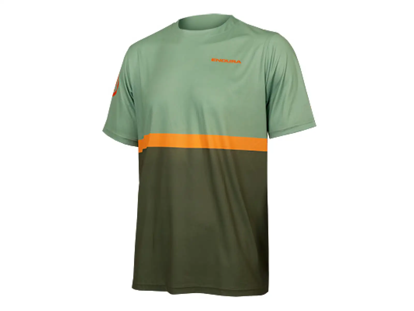 Endura SingleTrack Core Tee II Herren-T-Shirt kurzarm Tangerine