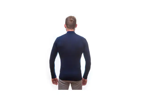 Sensor Merino Active Herren Langarmshirt Deep Blue