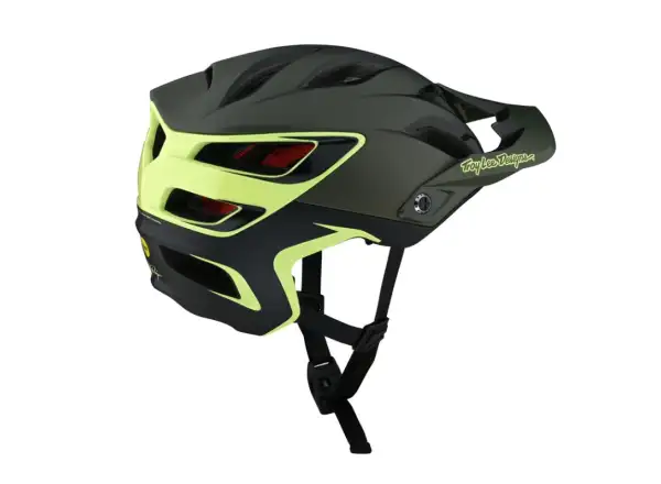 Troy Lee Designs A3 Mips Helm Uno Glass Green