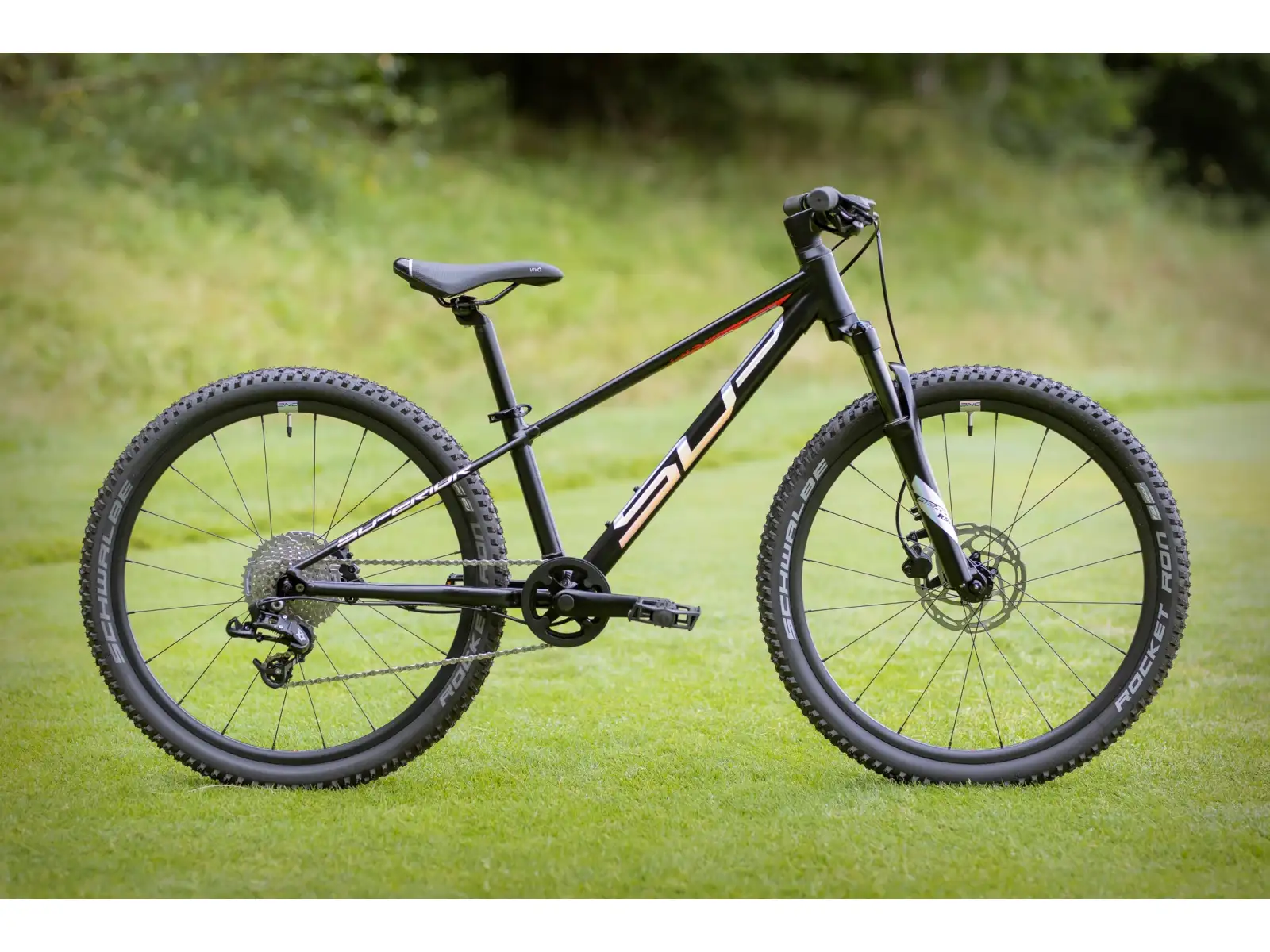 Superior Team 24 Kinder-Mountainbike Matte Black