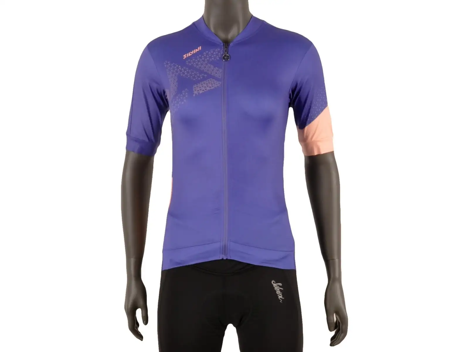 Silvini Rosalia Damen Kurzarmtrikot marineblau/koralle