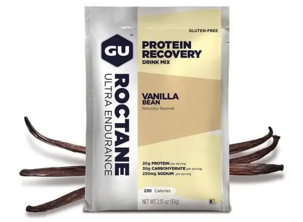 GU Roctane Recovery Drink Mix Vanilla Bean Beutel 61 g