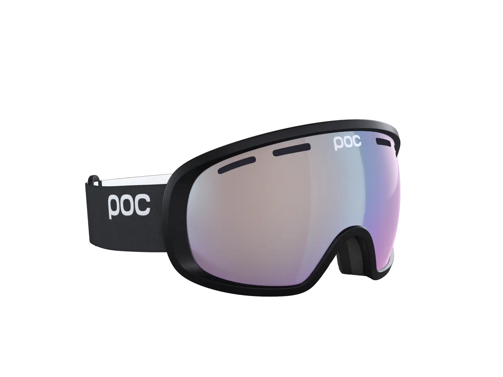 POC Fovea Photochromic Skibrille Uranium Black/Photochromic/Light Pink-Sky Blue