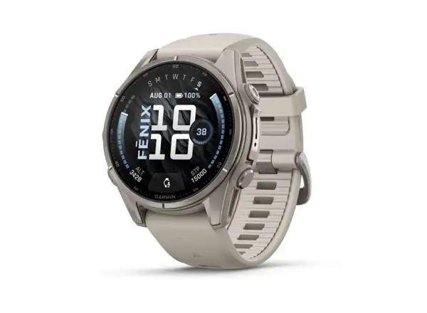 Garmin fenix 9–43 mm Smartwatch Titanium Fog Gray