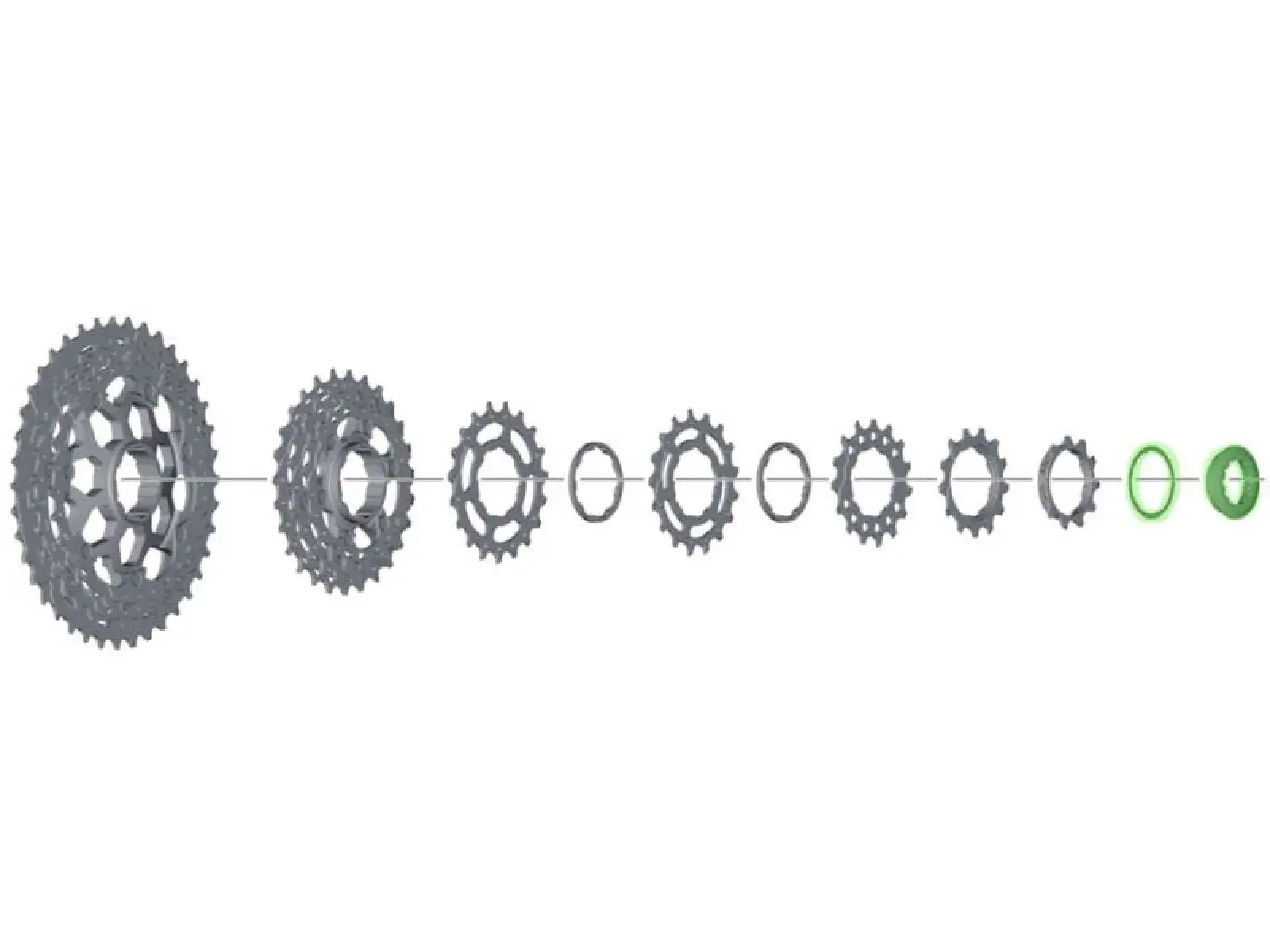Shimano CS-M8000 Lock Ring für Kassetten