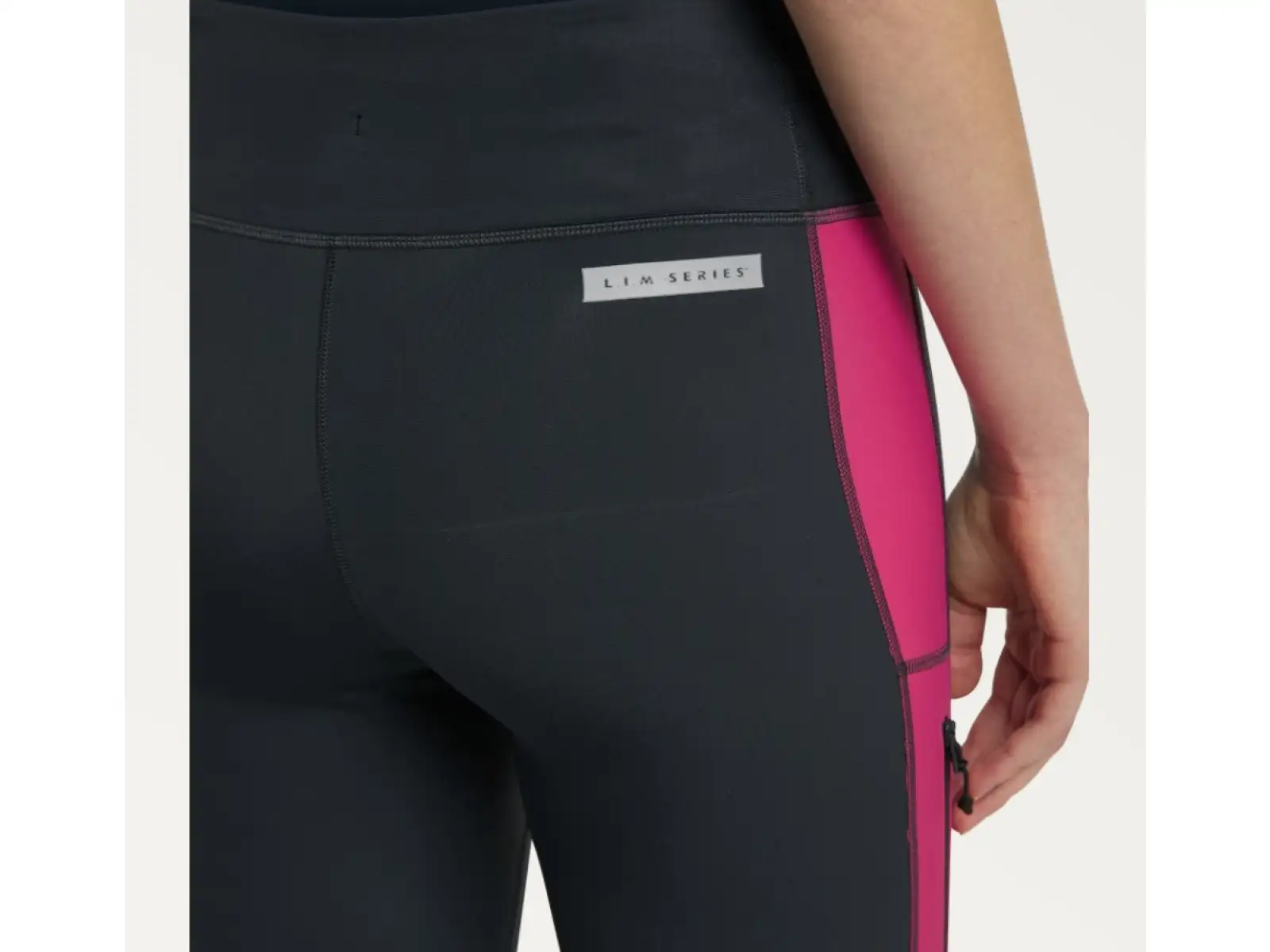 Haglöfs L.I.M Winter elastische Damenhose dunkelgrau/rosa