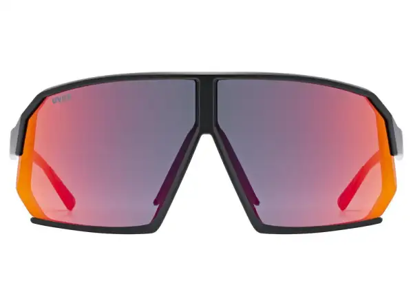 Uvex Sportstyle 237 Brille Black Matt/Mirror Red