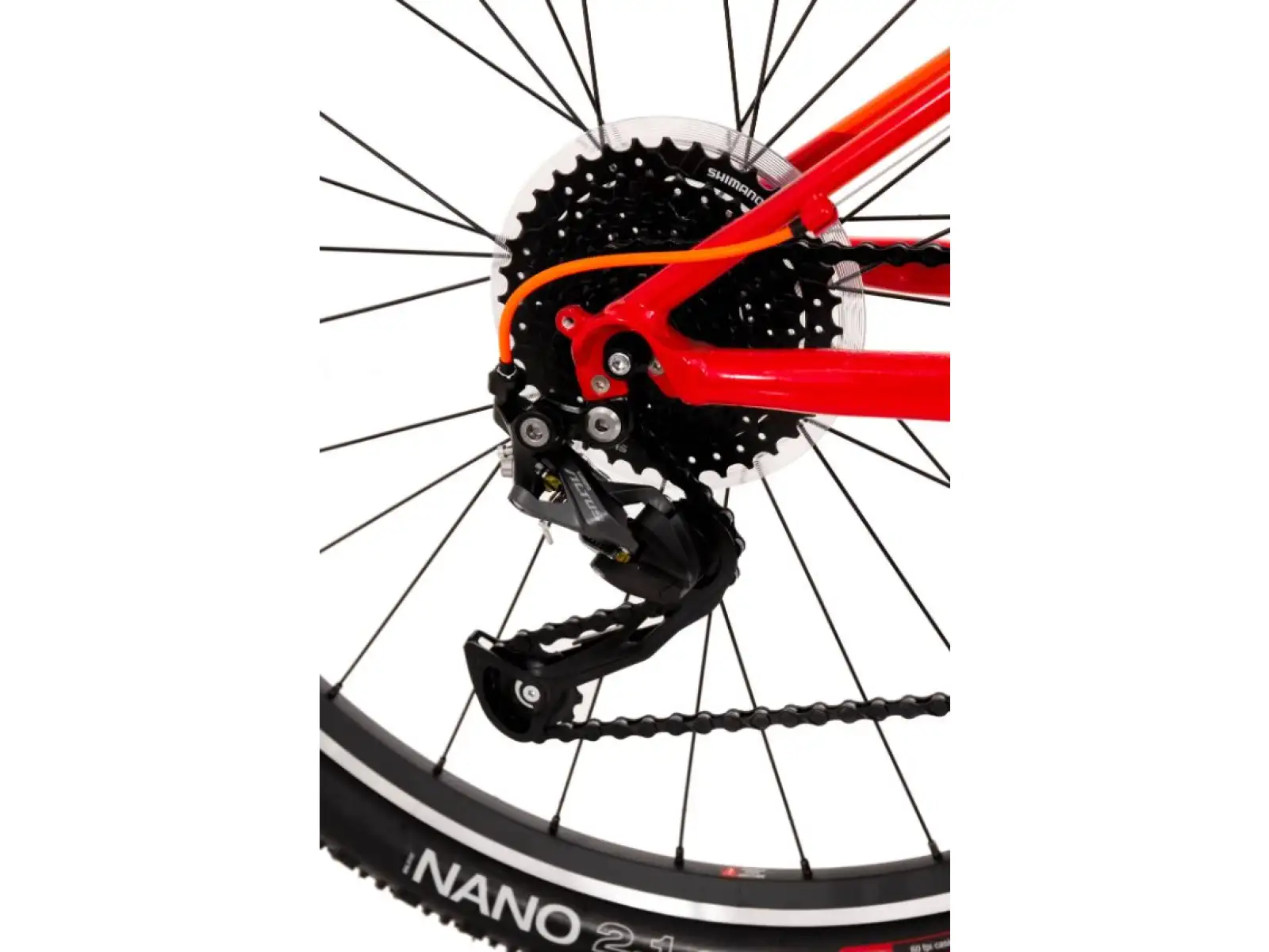 Rock Machine Thunder 27 VB rot/orange Kinder Mountainbike
