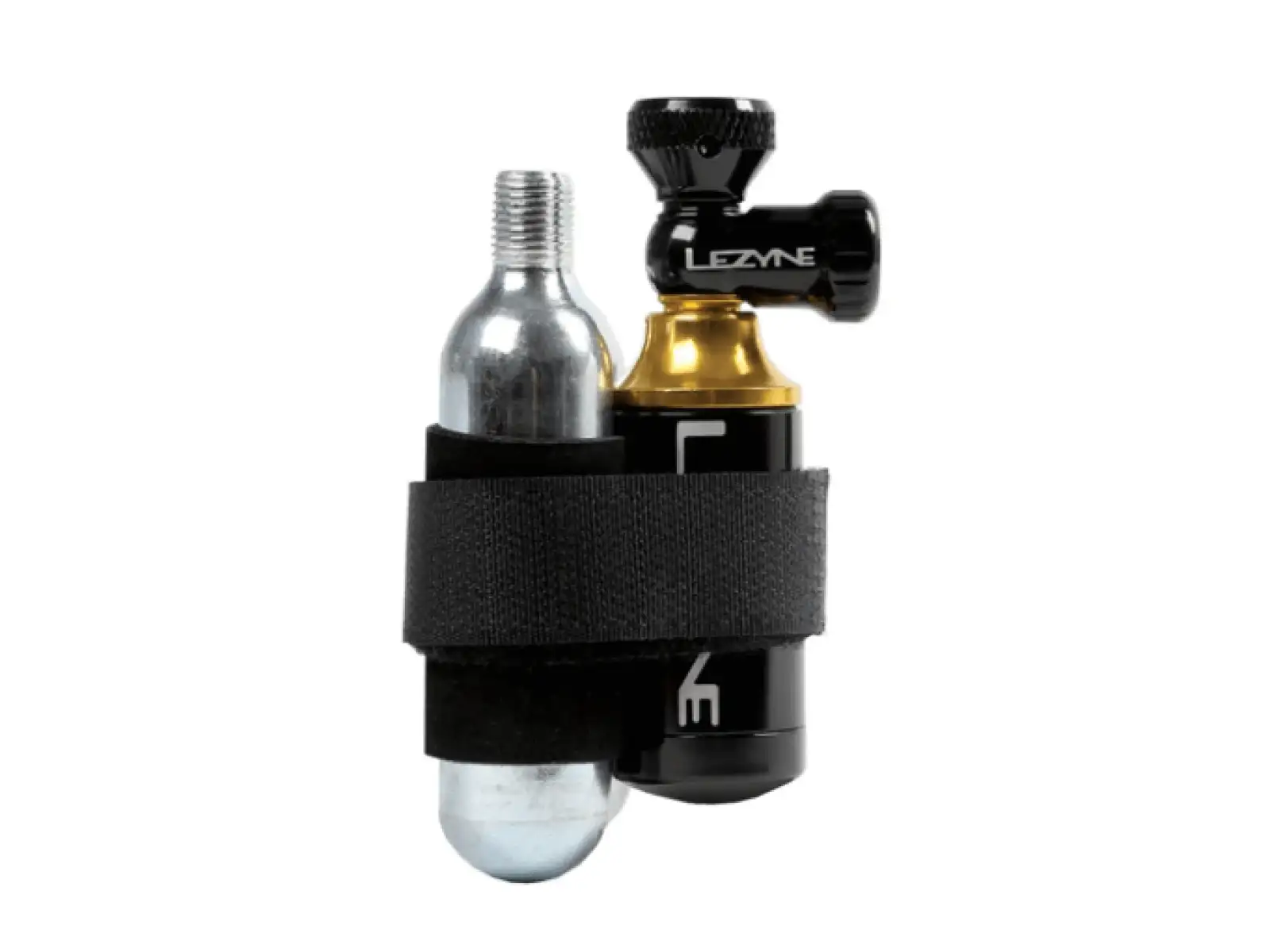 Lezyne Tubeless CO2 Reparaturset für schlauchlose Reifen mit Blaster Black Kartusche.