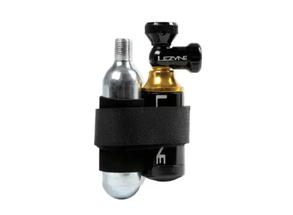 Lezyne Tubeless CO2 Reparaturset für schlauchlose Reifen mit Blaster Black Kartusche.