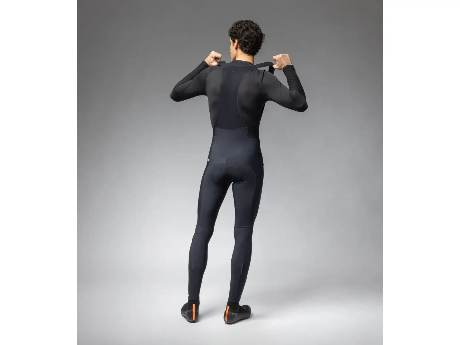 Alé R-EV1 Speedfondo Plus Herren Winterhose mit Trägern und Einsatz Black