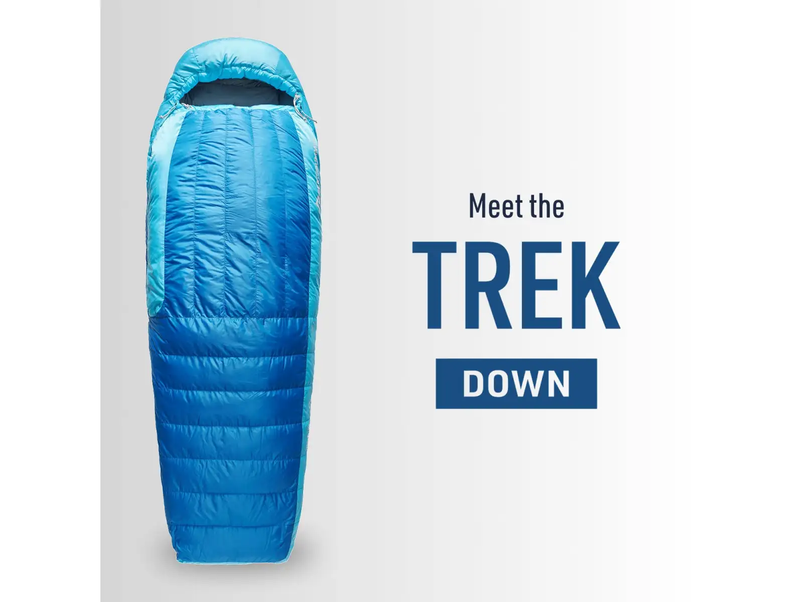 Sea To Summit Trek Down Schlafsack -1C Regular Snorkel Blue