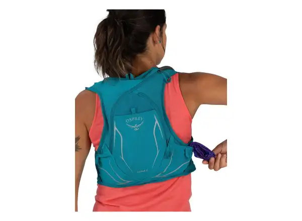 Osprey Dyna 6 Damen-Laufweste + 2x Flasche Hydraulics 0,5 l Kakio/Manuka Pink