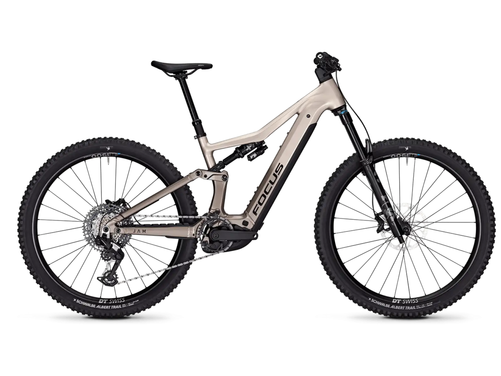 Focus JAM 9 800Wh vollgefedertes E-Bike Adamantsilver / Crystalgrey