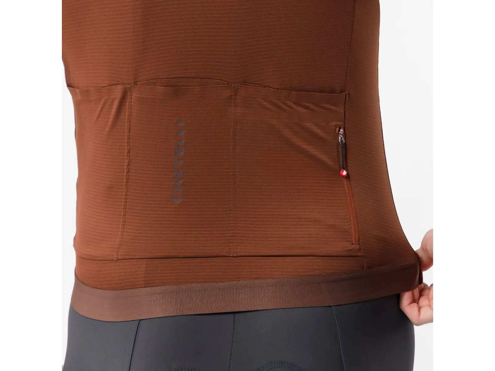 Castelli Espresso 2 Herren-Trikot Kurzarm Deep Mocha
