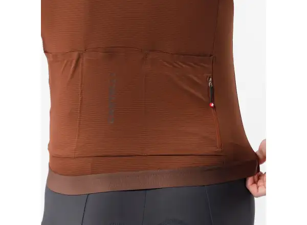 Castelli Espresso 2 Herren-Trikot Kurzarm Deep Mocha