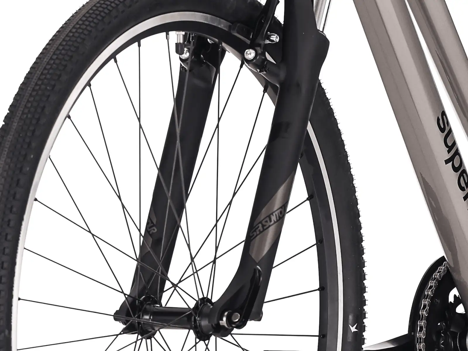 Superior Blox 6.0 MS Trekkingrad Gloss Dark Chrome