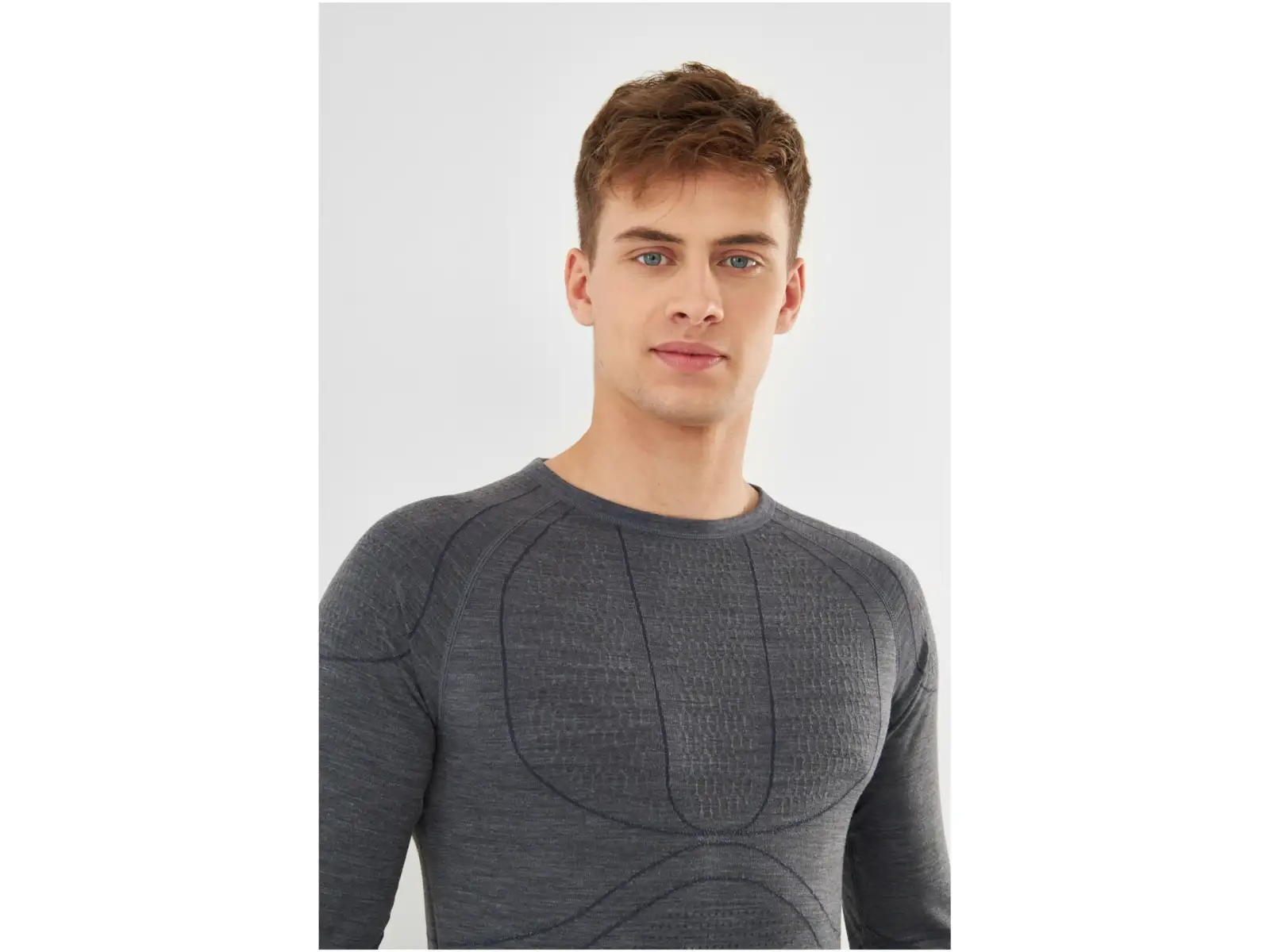 Viking Lan Pro Merino Herrenset Dunkelgrau
