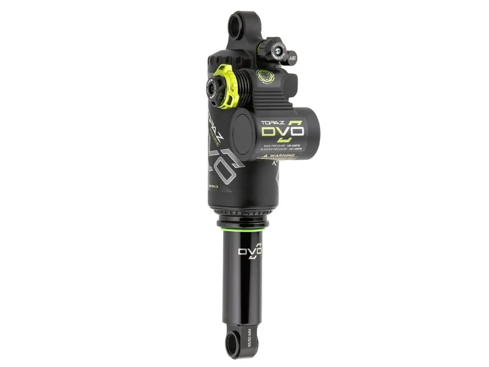DVO Topaz Prime Air Dämpfer Trunion 205x65 mm.