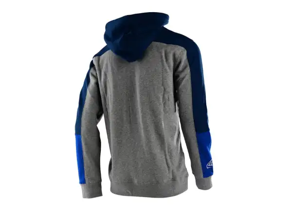 Troy Lee Designs Holeshot Herren-Sweatshirt Heather Gray/Blau