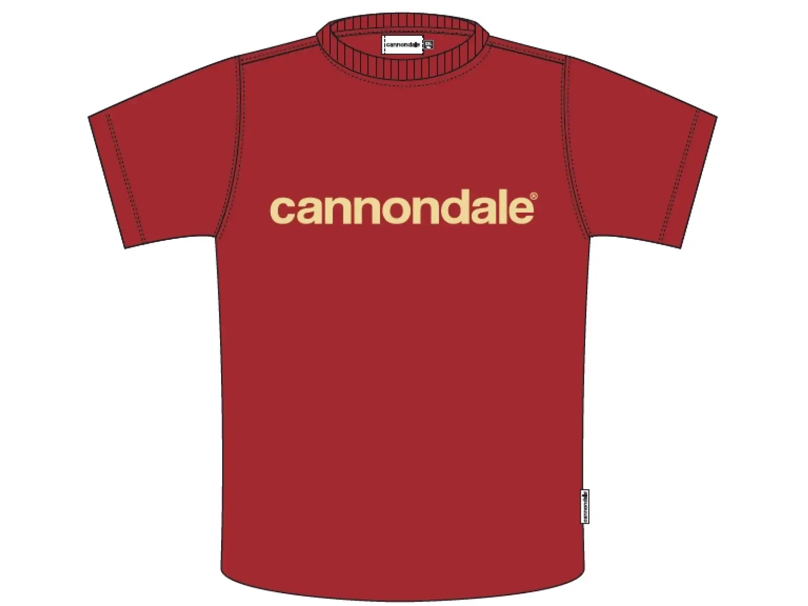 Cannondale Lifestyle Herren-T-Shirt, kurze Ärmel, Chill Podwer/Butter