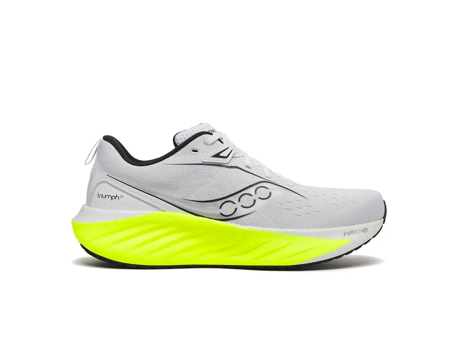 Saucony Triumph 22 Herren-Laufschuhe White/Citron
