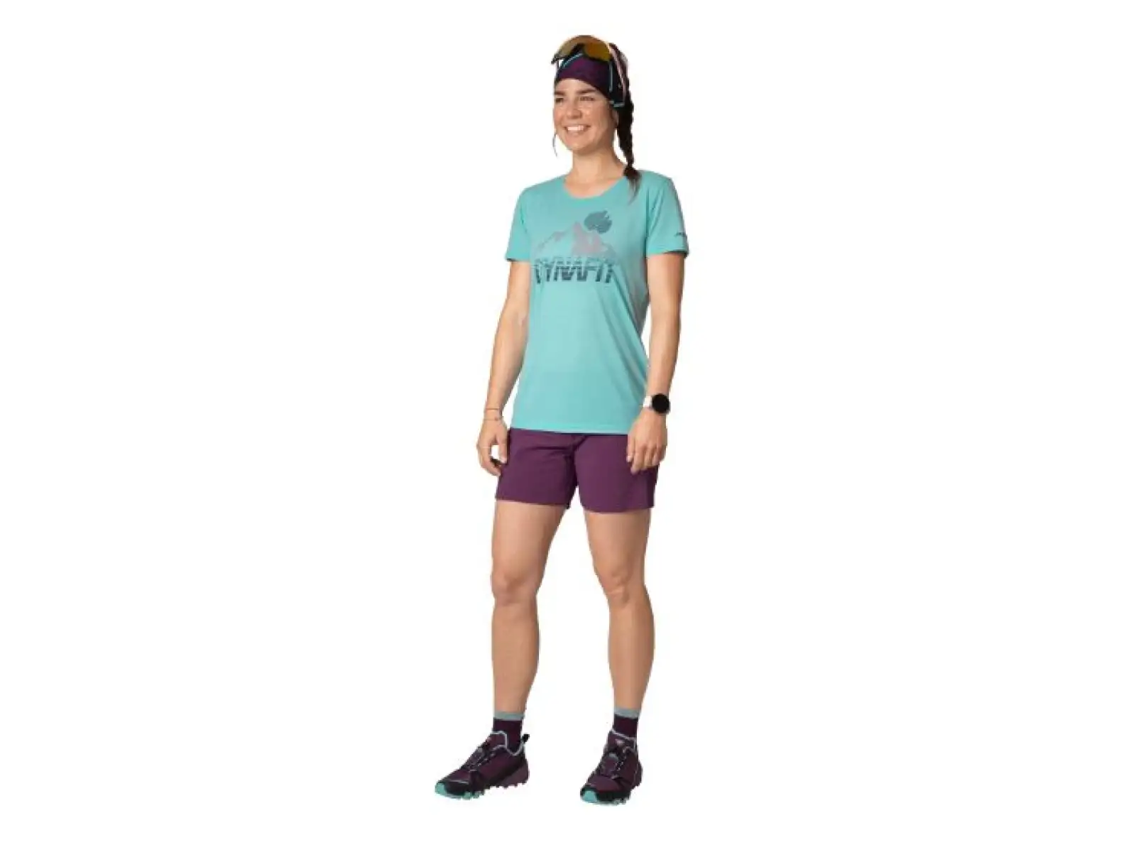 Dynafit Transalper Graphic Damen T-Shirt kurzarm Salbei
