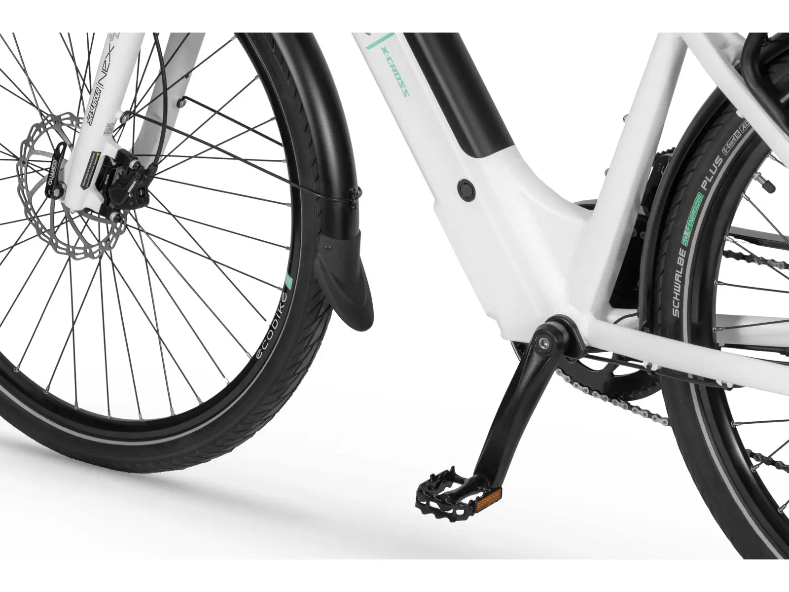 Ecobike X-Cross 630 Wh weiß Trekking E-Bike