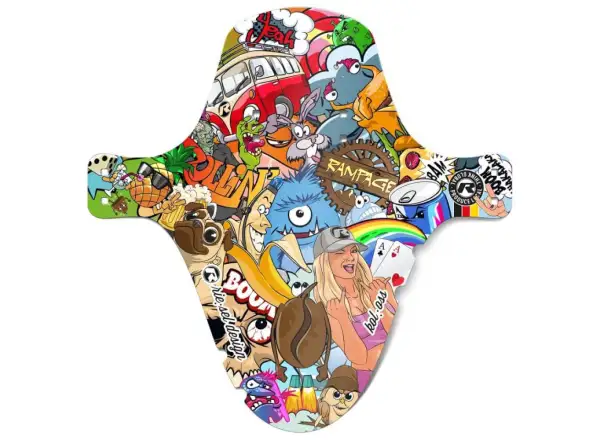 Rie:sel Kol:oss Stickerbomb Eyecatcher Schutzblech