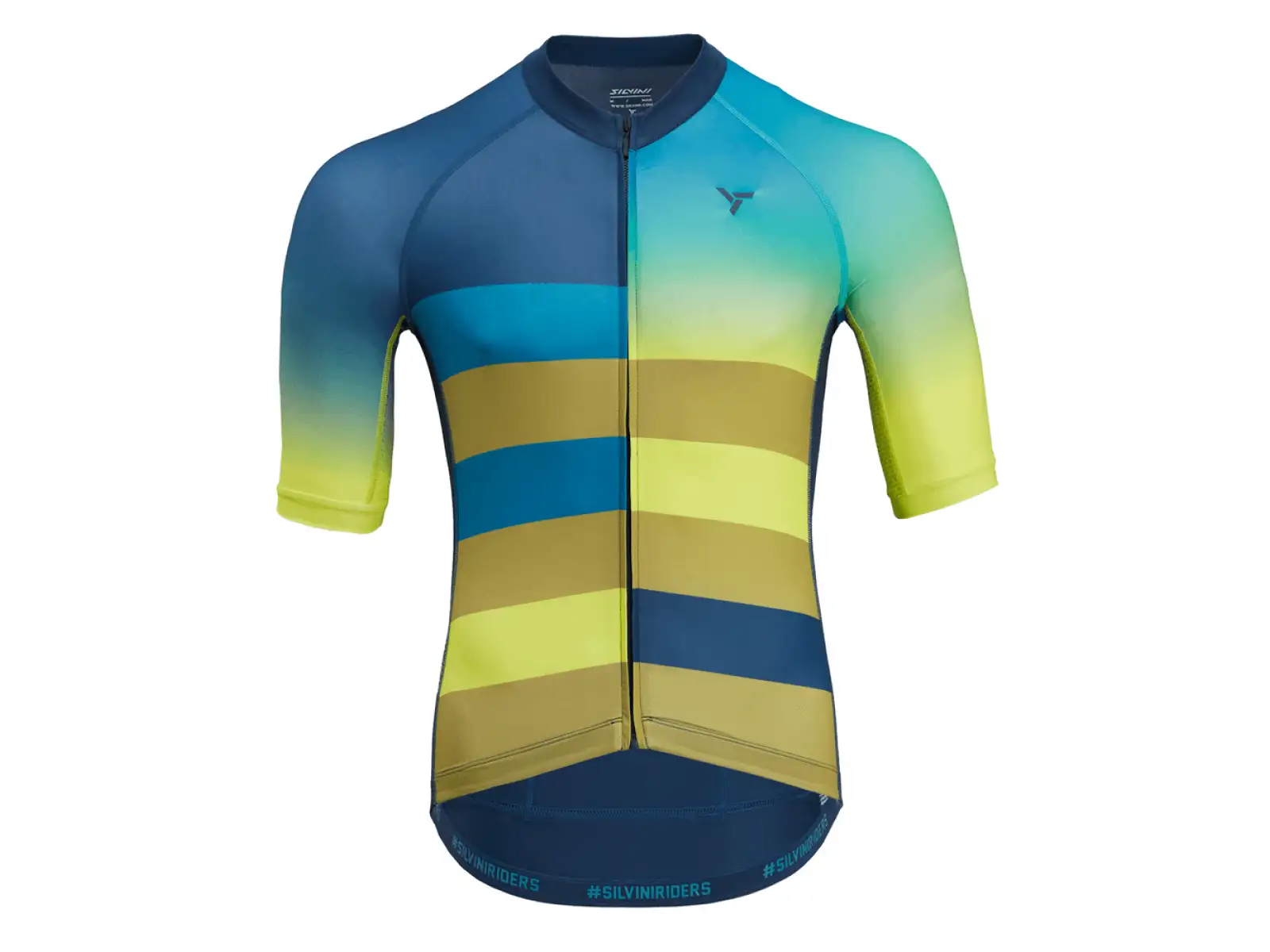 Silvini Mazzano Herren Kurzarmtrikot navy/lime