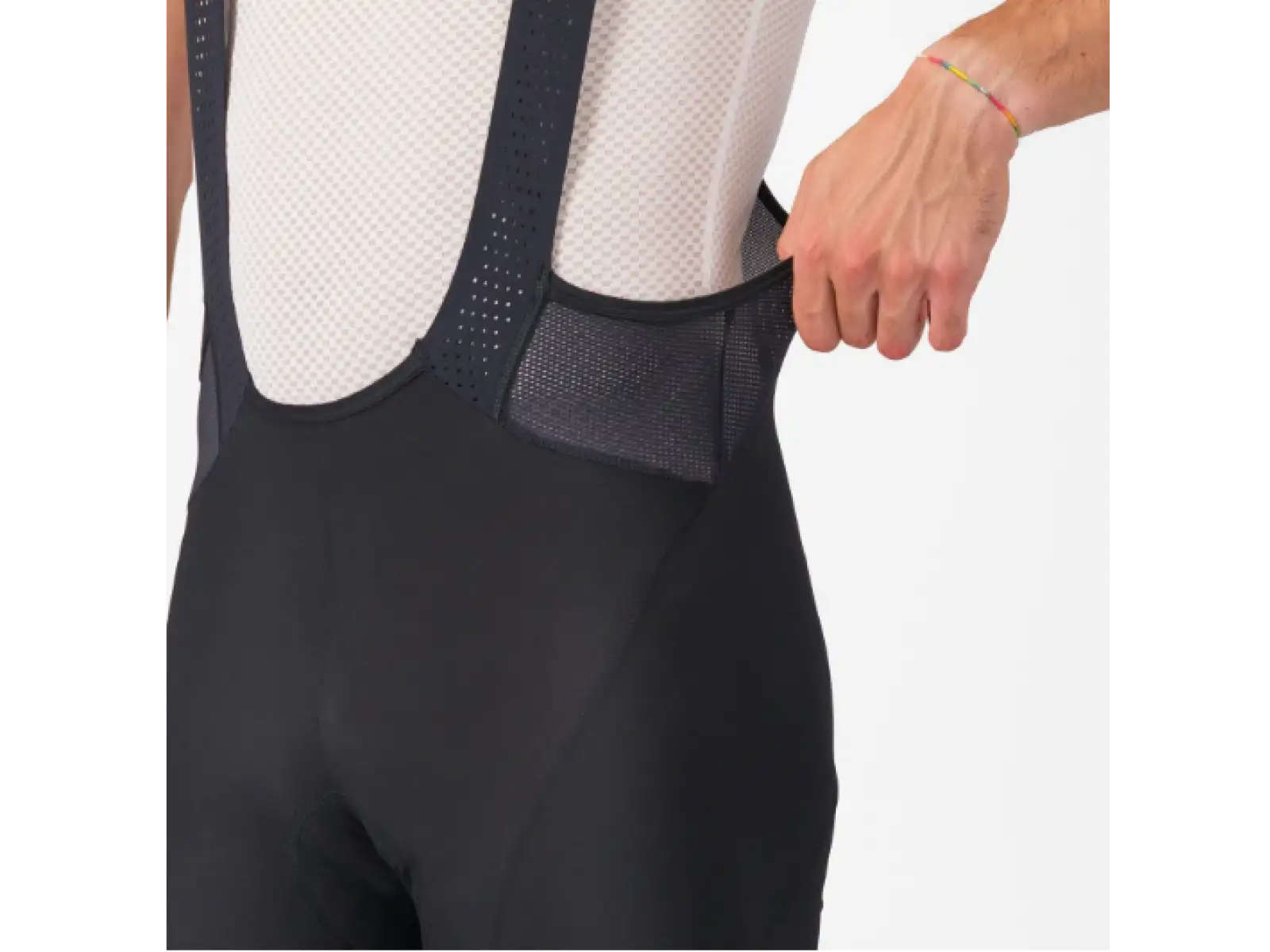 Castelli Endurance 4 Herren-Shorts mit Polster und Trägern schwarz