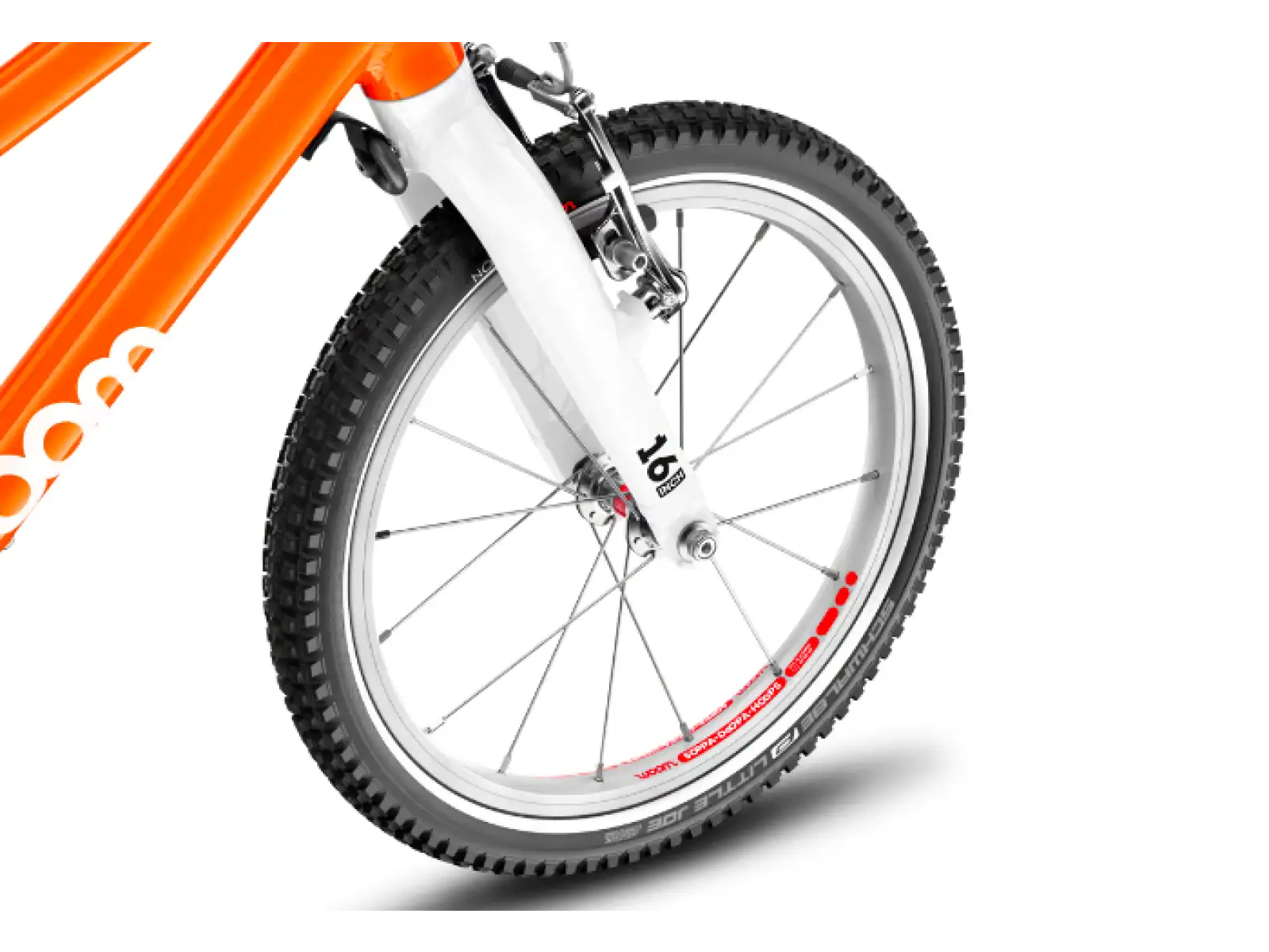 Woom 3 Flame Orange Automagic 16" Kinderfahrrad