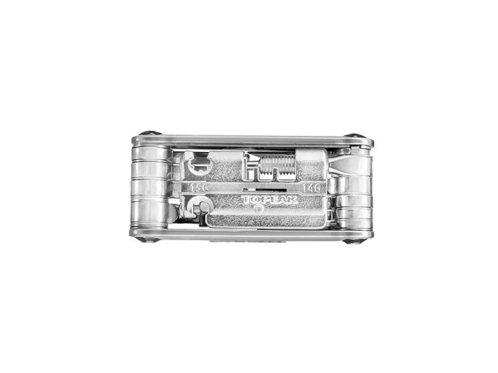 Topeak Mini P20 Multitool mit 20 Funktionen Silber
