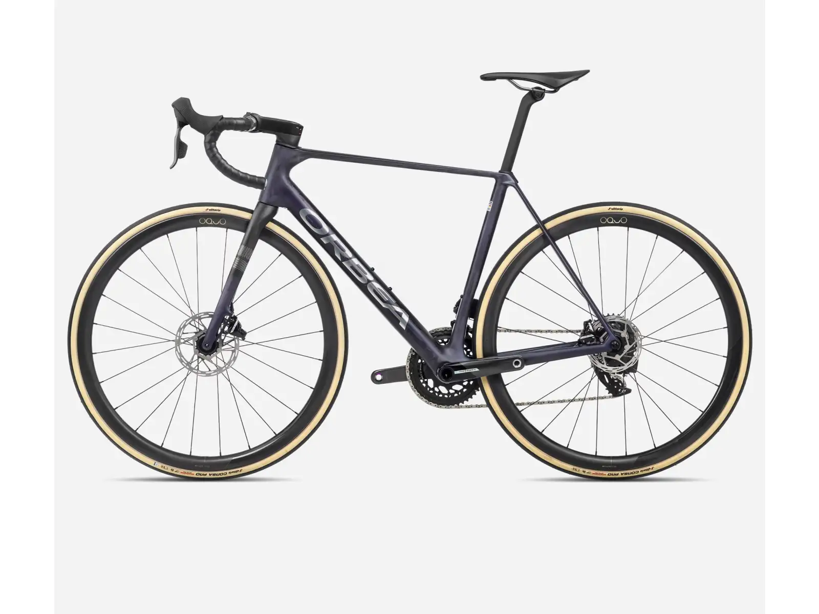 Orbea Orca M21eLTD PWR Rennrad Tanzanite/Carbon Raw