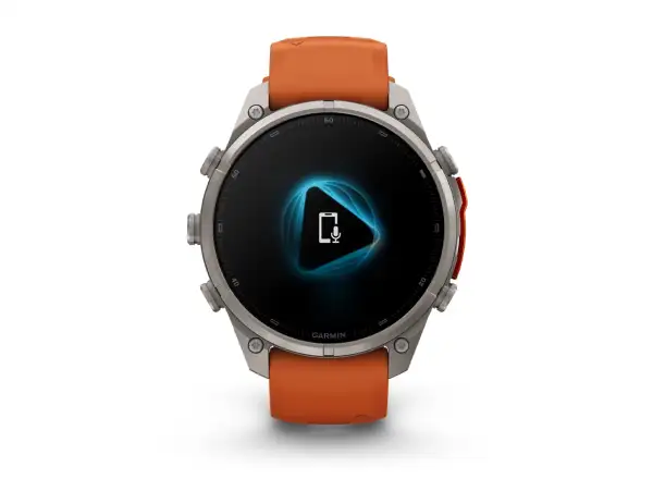 Garmin Fénix 9 Pro inReach 47 mm Smartwatch Titanium Autumn orange/Spark orange