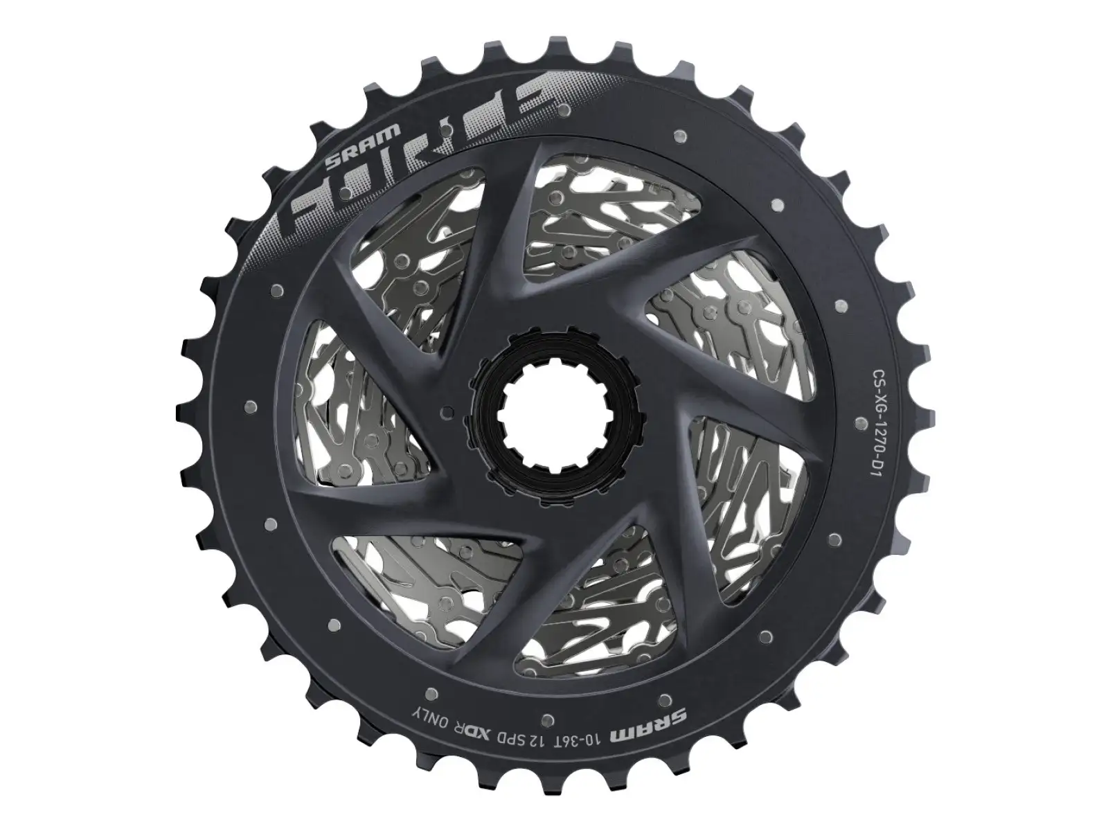 Sram CS XG-1270 D1 Silver 12-fach Kassette 10-36 Zähne
