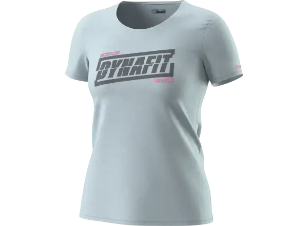 Dynafit Graphic Cotton Damen T-Shirt Kurzarm Cloud Blue/Tabloid