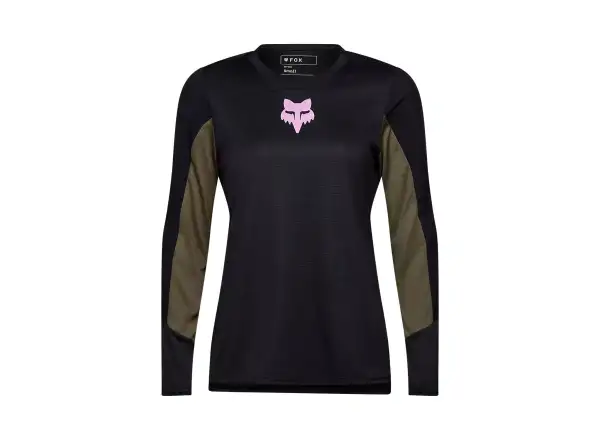 Fox Defend Park Damen Jersey Langarm Black