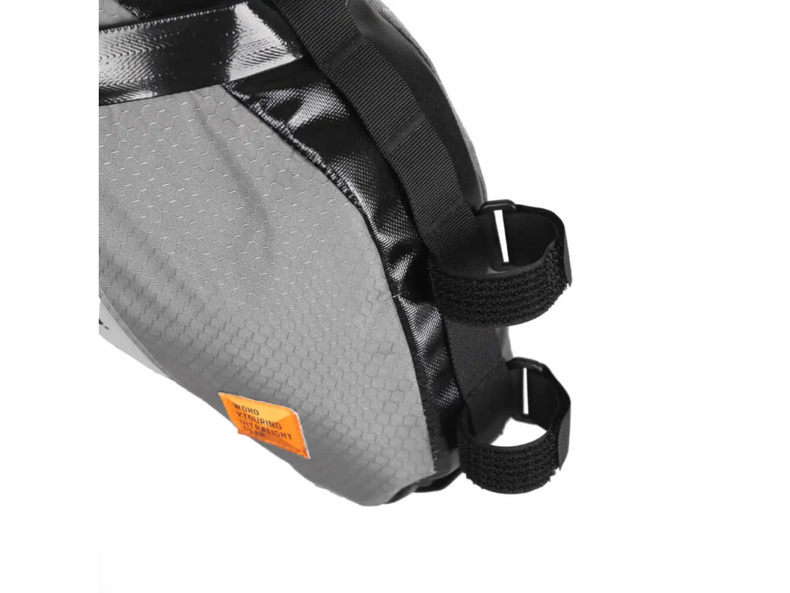 Woho X-Touring Dry Bag Satteltasche 8-12 l Honeycomb Iron grau Größe M.