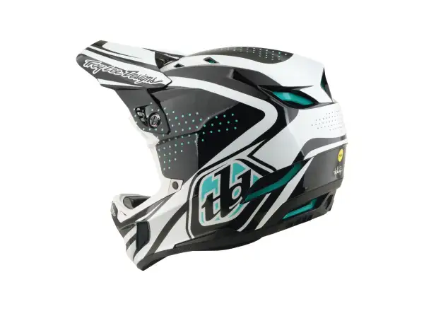Troy Lee Designs D4 Composite MIPS Helm Crest Real Teal