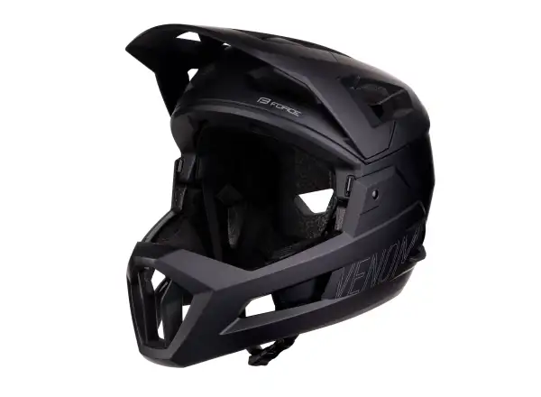 Force Venom Downhillhelm – Schwarz
