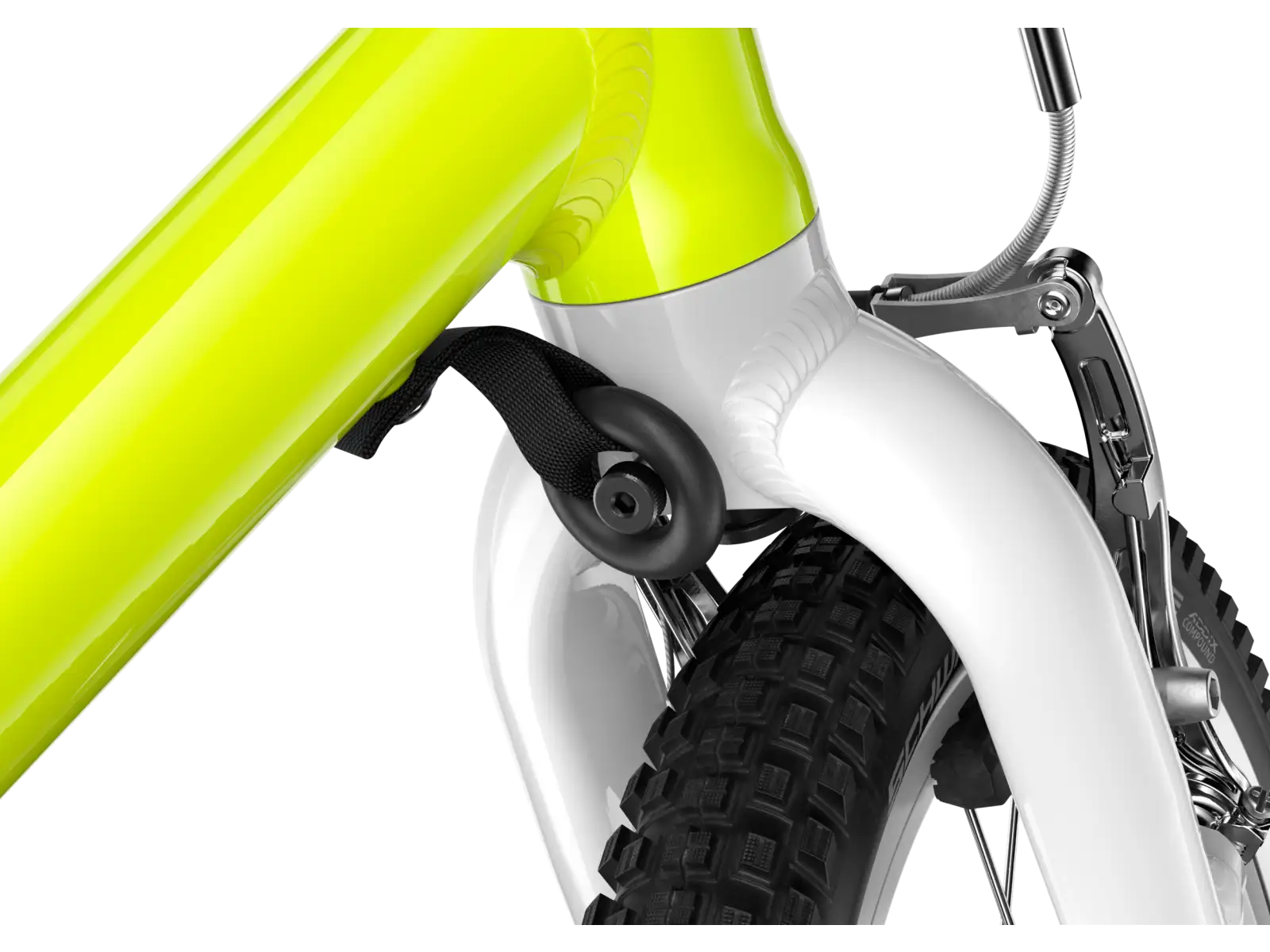 Woom GO 1 PLUS Kinderlaufrad neon lime