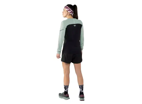 Damen-Langarmshirt Dynafit Alpine Pro Black Out/Jadelite.
