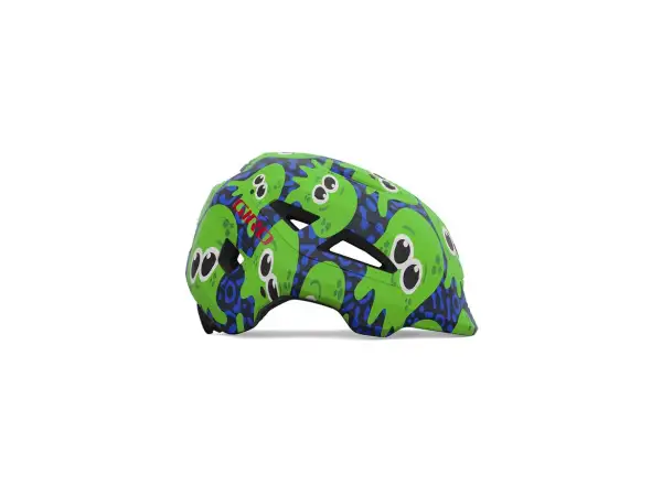 Giro Scamp II Kinderhelm Matte Midnight/Green Inked