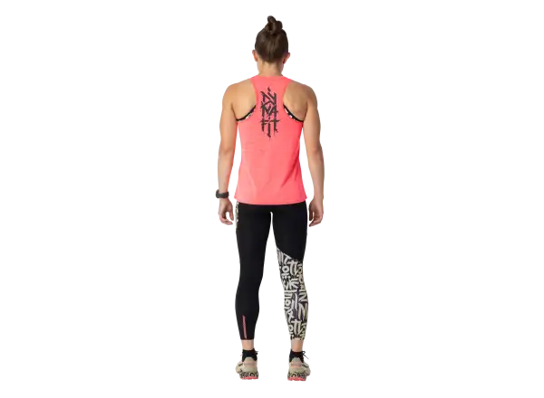 Dynafit Trail Damen Laufshirt ärmellos Ultra Coral