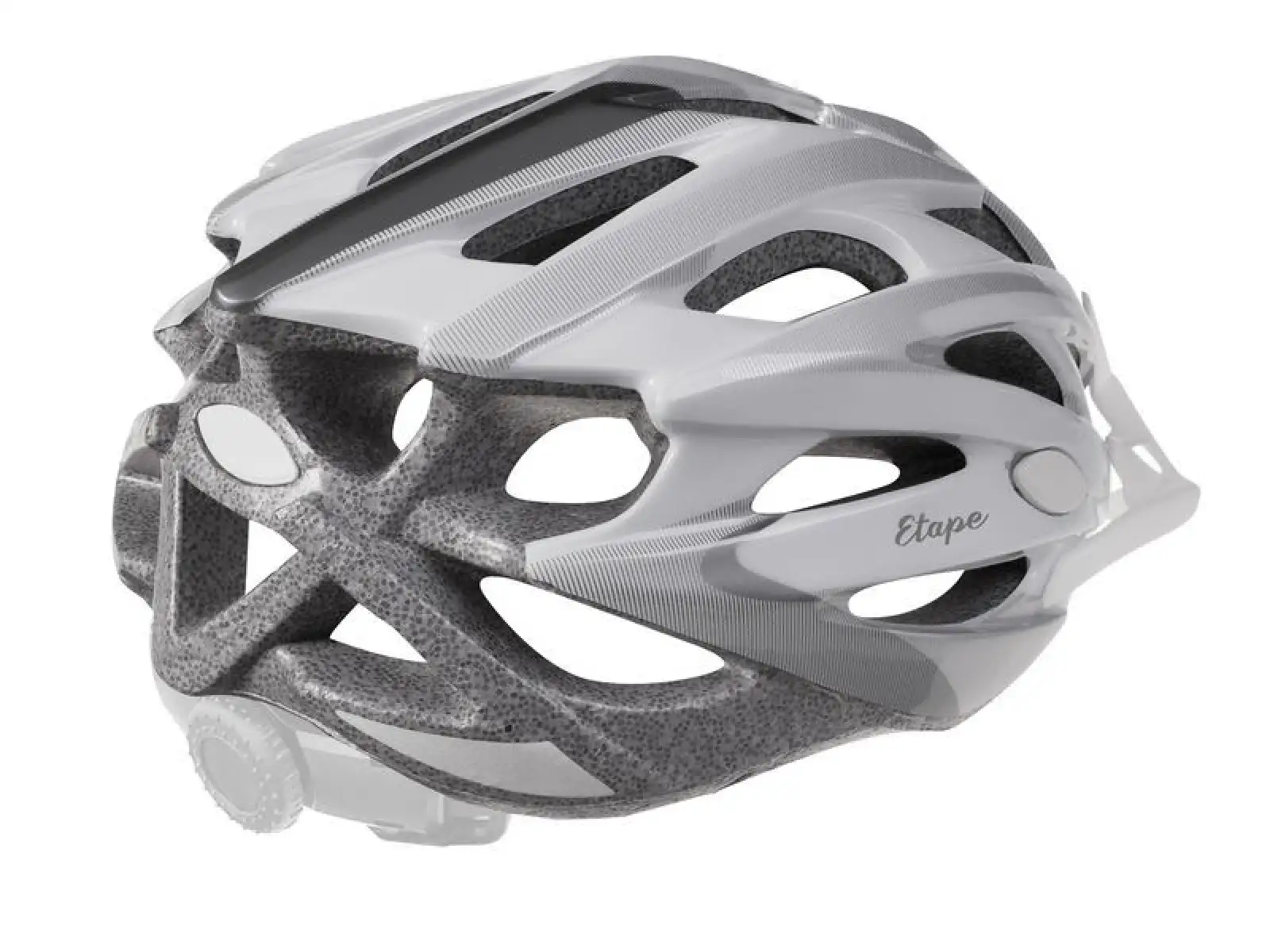 Etape Venus Damenfahrradhelm weiß/silber matt
